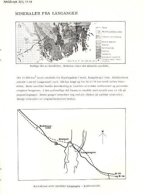Mineraler fra Langangen pdf - NAGS
