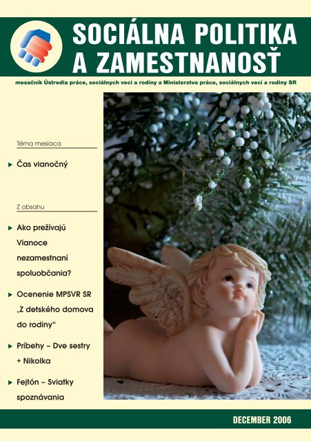 SOCIÁLNA POLITIKA A ZAMESTNANOSŤ - Ústredie práce ...