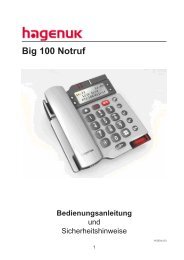 Big 100 Notruf Bedienungsanleitung - Telefon.de