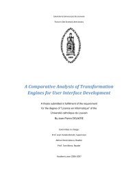 A Comparative Analysis of Transformation Engines for ... - UsiXML