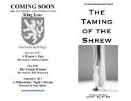 The Taming of the Shrew - The Rude Mechanicals