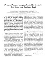 Design of Variable-Damping Control for Prosthetic Knee ... - RRLab