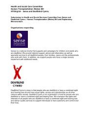 HT(Org)16 Sense and Deafblind Cymru PDF 144 KB - Senedd ...