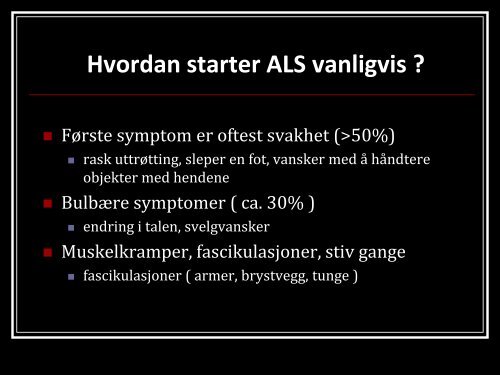 ALS-Kristiansund november 2010 - Og Bedre Skal Vi Bli