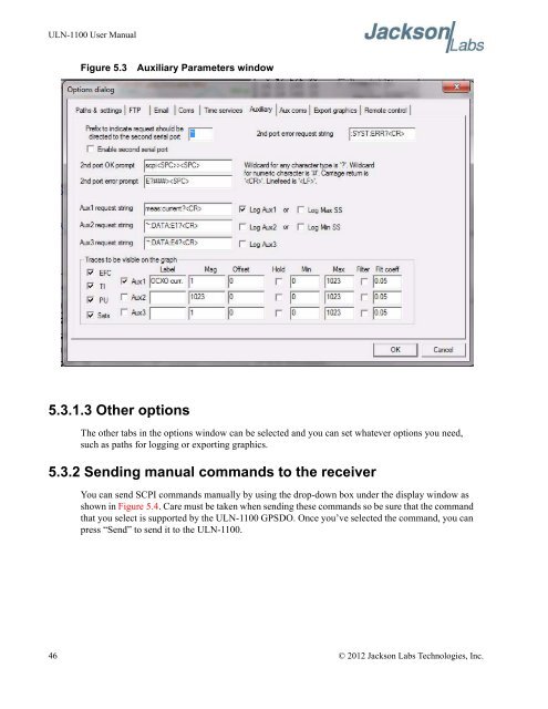 ULN-1100 User Manual - Jackson Labs Technologies, Inc.