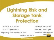 Lightning Risk and Storage Tank Protection - easyFairs