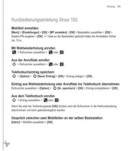 Sinus 102 - Telekom