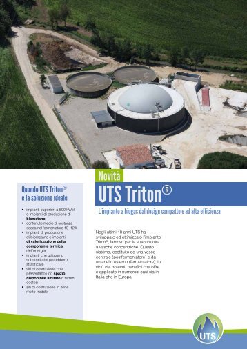 UTS Triton® - UTS Biogas