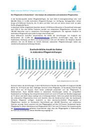 Der Pflegemarkt in Deutschland - eine Analyse des ambulanten und ...