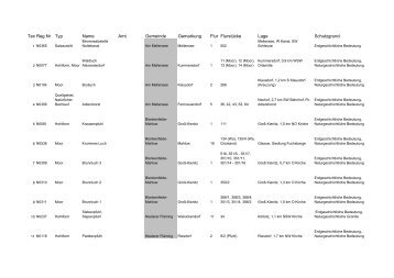 Liste der Naturdenkmale - Landkreis Teltow-Fläming