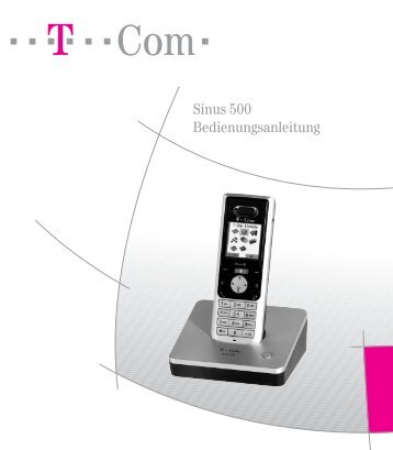 Sinus 500 Bedienungsanleitung - Telekom