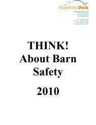 Barn Safety - Manitoba Pork Council