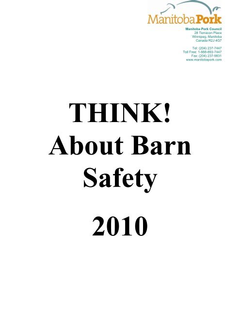 Barn Safety - Manitoba Pork Council