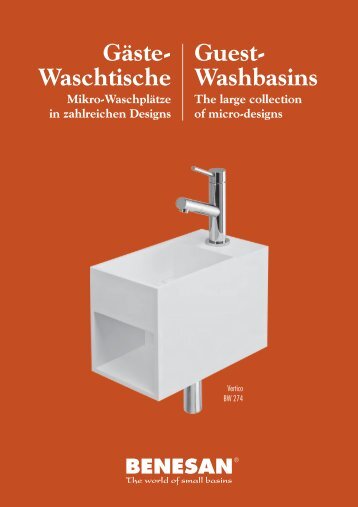 Waschtische Mikro-Waschplätze in zahlreichen Designs