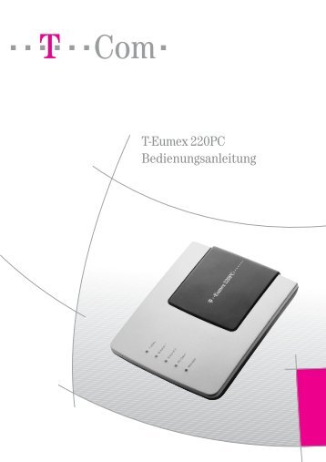 T-Eumex 220PC Bedienungsanleitung - Telekom