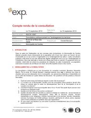 Compte rendu de la consultation - Cantley