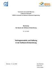 Tagungsband zum HSE-06 (PDF, ca. 1.3 MB) - Software and ...