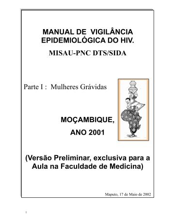 manual de vigilÃ¢ncia epidemiolÃ³gica do hiv. misau ... - POLICY Project