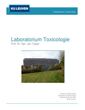 Forensische toxicologie - UZ Leuven