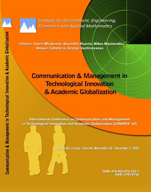 COMMUNICATION and MANAGEMENT in - Wseas.us