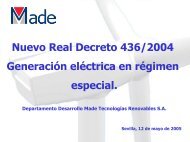 Nuevo Real Decreto 436/2004 sobre generaciÃ³n elÃ©ctrica en ...