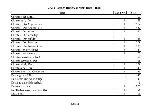 Von Buch 1 bis Buch 10 - Der Tempel der Menschheit