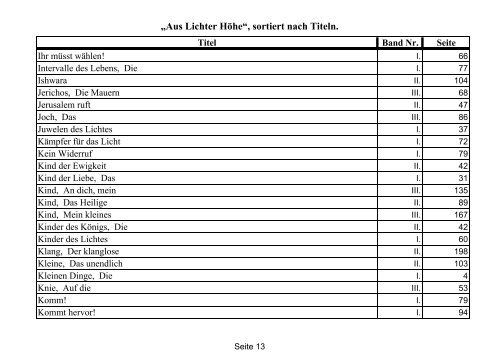 Von Buch 1 bis Buch 10 - Der Tempel der Menschheit