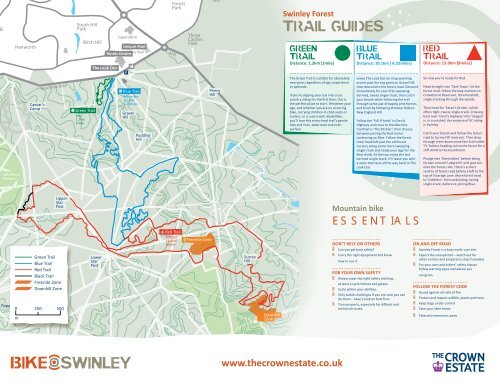 swinley forest blue trail