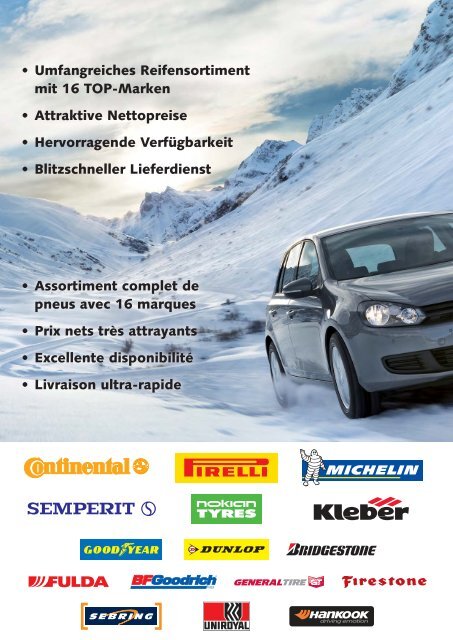 Reifen und Felgen - Winter Pneus et jantes - Hiver - Technomag AG