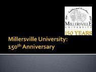 MILLERSVILLE UNIVERSITY 150th ANNIVERSARY, 1854-2004