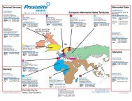 European Aftermarket Sales Territories - News - Prestolite Electric Inc.