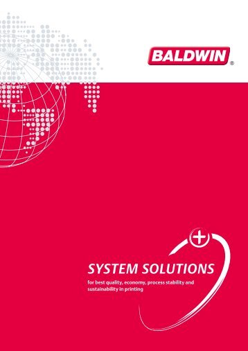 SYSTEM SOLUTIONS - Baldwin Technology Company, Inc.