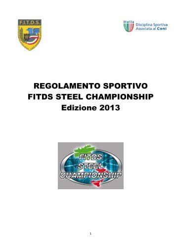 Regolamento STEEL 2013 - Fitds