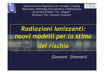Giovanni Simonetti UniversitÃ  degli studi di Roma Tor Vergata