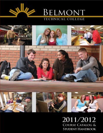 2011-2012 Catalog (pdf) - Belmont College