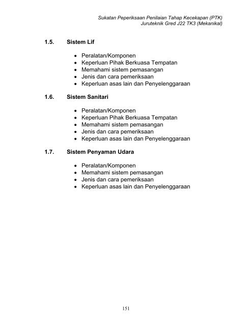 SUKATAN PEPERIKSAAN PENILAIAN TAHAP KECEKAPAN 3 (TK3 ...