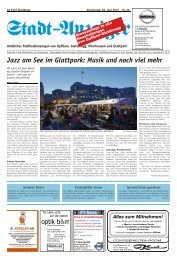 Jazz am See im Glattpark: Musik und noch viel mehr