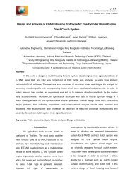 Design and Analysis of Clutch Housing Prototype for One Cylinder ...