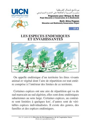 les especes endemiques et envahissantes