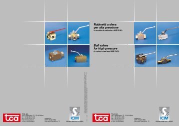 Catalogo Novembre 2011 - TCA spa