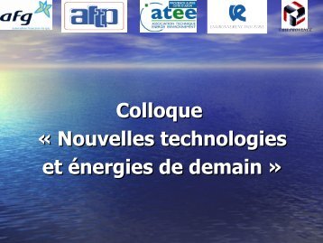 Accueil, ouverture du colloque, Introduction - Aftp