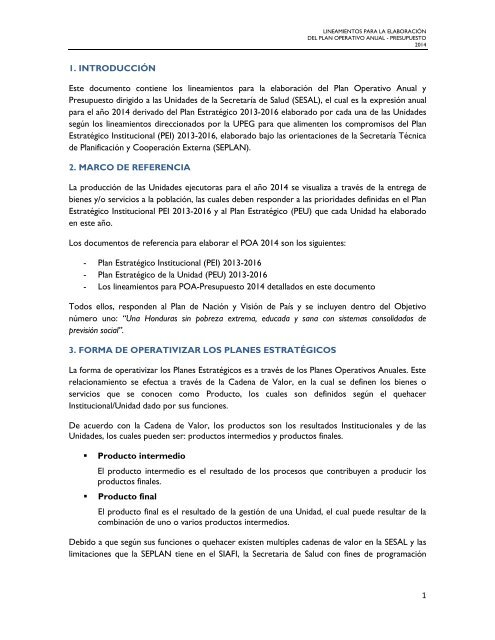 2. Lineamientos - Secretaria de Salud