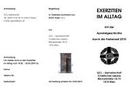 EXERZITIEN IM ALLTAG