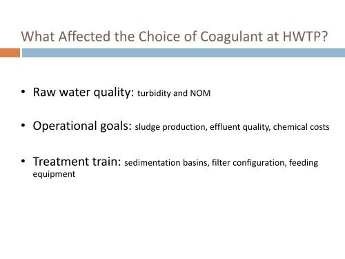 Systematic Approach to Water Treatment Plant ... - Ohiowater.org