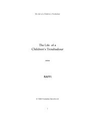 Children's Troubadour - Raffi
