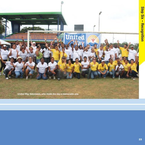 Roadmap to Corporate Volunteering 2009 - UNDP Trinidad and ...