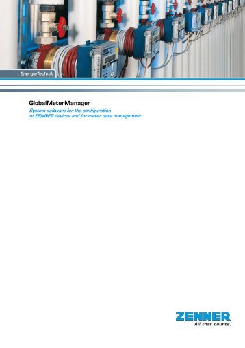 GMM GlobalMeterManagerCustomer Package - Zenner