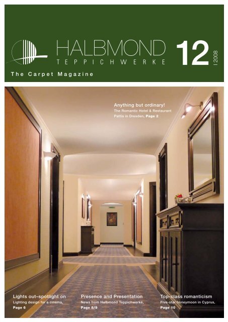 I 2008 The Carpet Magazine - Halbmond Teppichwerke GmbH