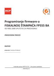 Programiranje firmvera FP555 postupak - HCP doo