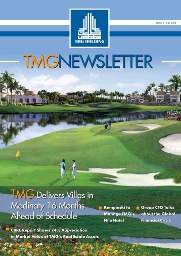 TMGNEWSLETTER TMGNEWSLETTER - Talaat Moustafa Group